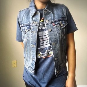 Levi’s jeans vest size xs